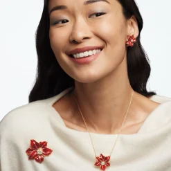 The Met Store Amaryllis Pendant Necklace* Necklaces