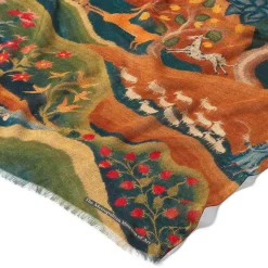 The Met Store American Folk Art Landscape Oblong Scarf* Scarves & Wraps