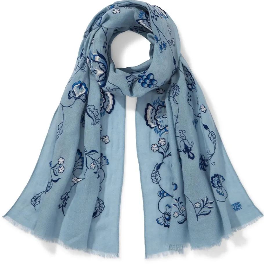 The Met Store American Vines Embroidered Shawl* Scarves & Wraps