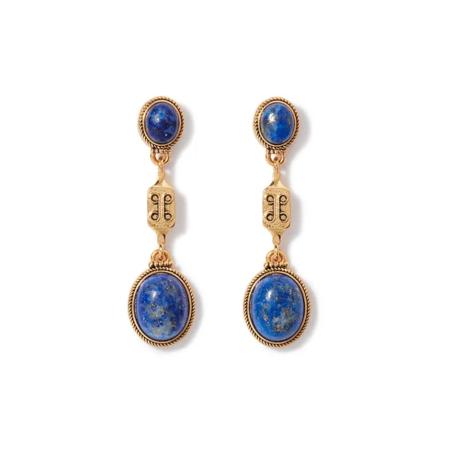 The Met Store Ancient Gems Multistone Statement Necklace and Triple-Drop Lapis Earrings Set* Jewelry Sets
