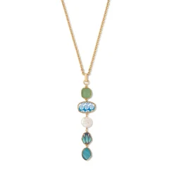 The Met Store Ancient Mixed Motifs Glass Pendant Drop Necklace* Necklaces