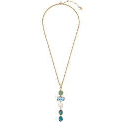 The Met Store Ancient Mixed Motifs Glass Pendant Drop Necklace* Necklaces