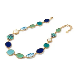 The Met Store Ancient Mixed Motifs Glass Statement Necklace* Necklaces