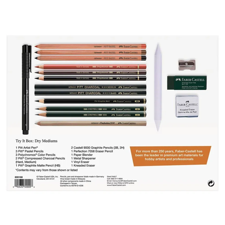 The Met Store Art & Graphic Try It Box: Dry Mediums* Art Supplies & Easels
