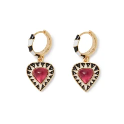 The Met Store Atef Crown Huggie Charm Earrings* Earrings