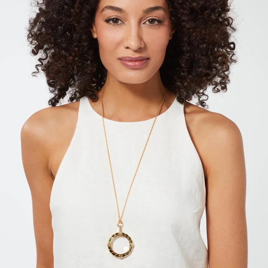 The Met Store Bohemian Dragon Magnifier Pendant Necklace* Necklaces