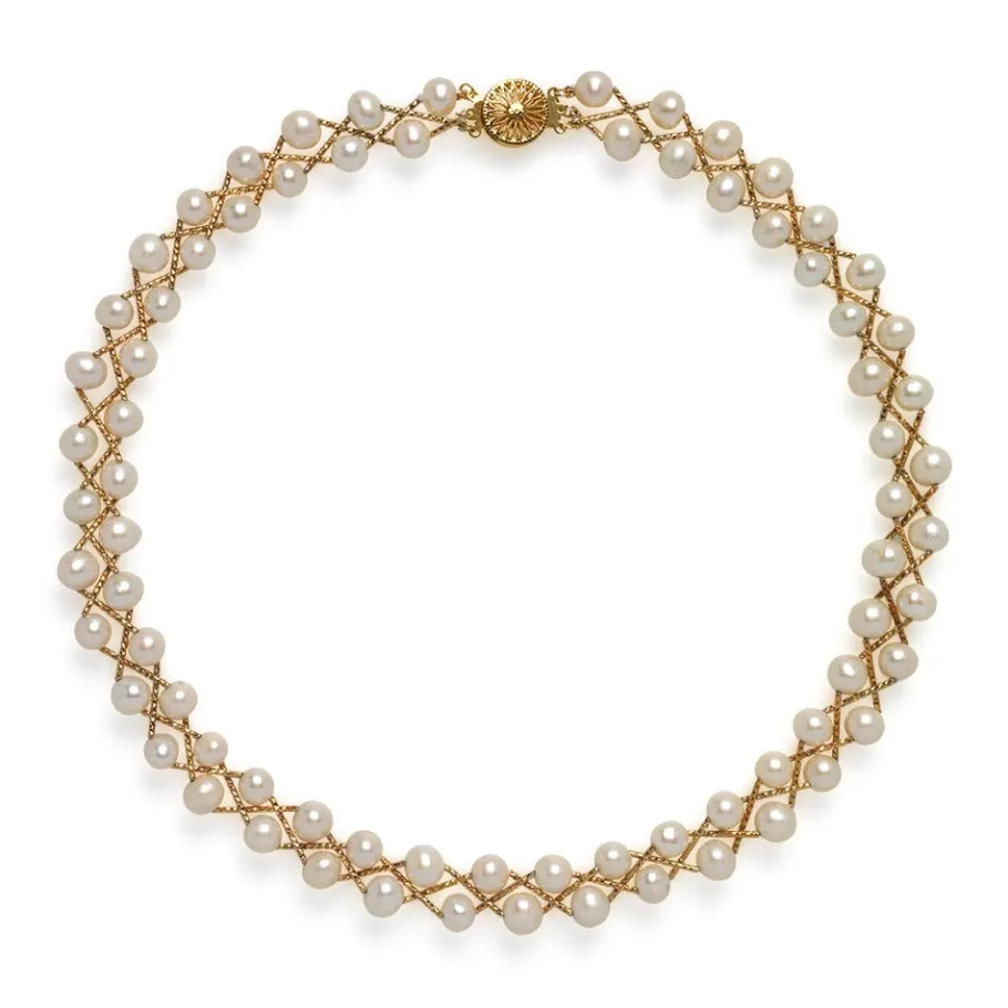 The Met Store Braided Pearl Necklace* Necklaces