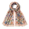 The Met Store British Flowering Vines Embroidered Oblong Scarf* Scarves & Wraps