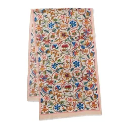 The Met Store British Flowering Vines Embroidered Oblong Scarf* Scarves & Wraps