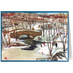 The Met Store Brockman: Park in Winter Holiday Cards* Holiday Cards