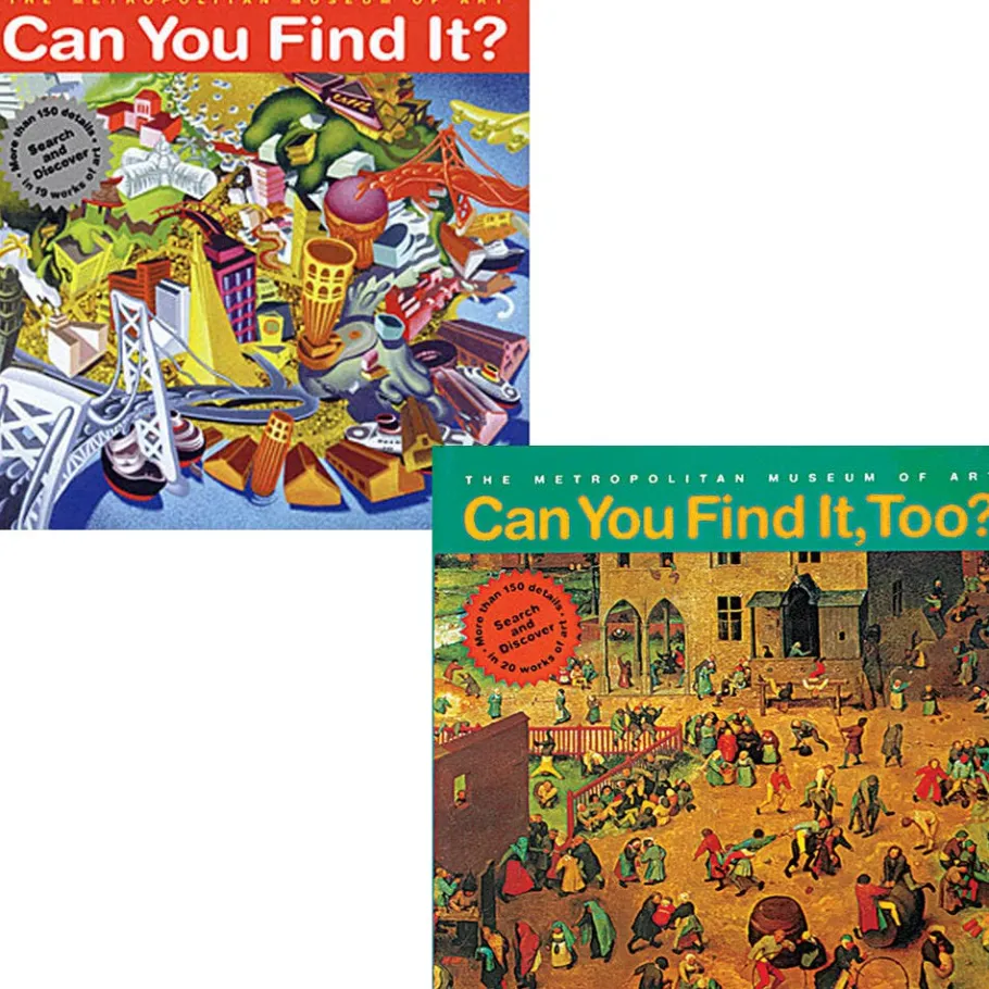 The Met Store Can You Find It? and Can You Find It, Too? Book Set*Kids Kids' Books