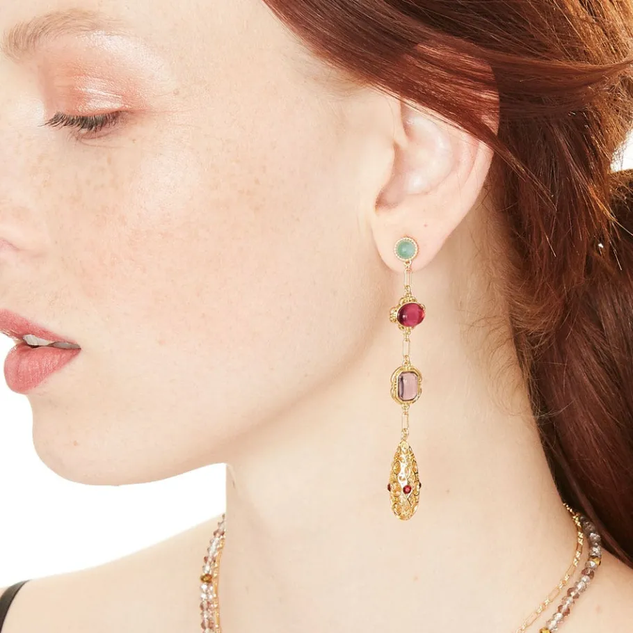 The Met Store Cascading Gems Drop Earrings* Earrings