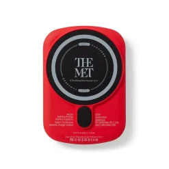 The Met Store Casely Met Logos Power Pod Wireless Charger* Office|Small Accessories