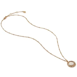 The Met Store Celestial Symbols Carved Mother-of-Pearl Pendant Necklace* Necklaces