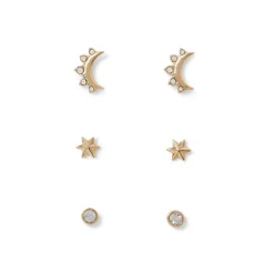 The Met Store Celestial Symbols Stud Earrings Set* Earrings