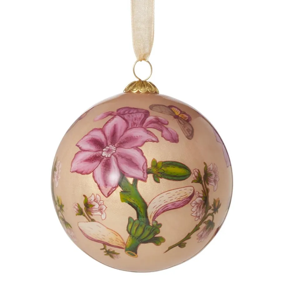 The Met Store Chelsea Botanicals Hand-Painted Glass Ornament Set* Ornaments