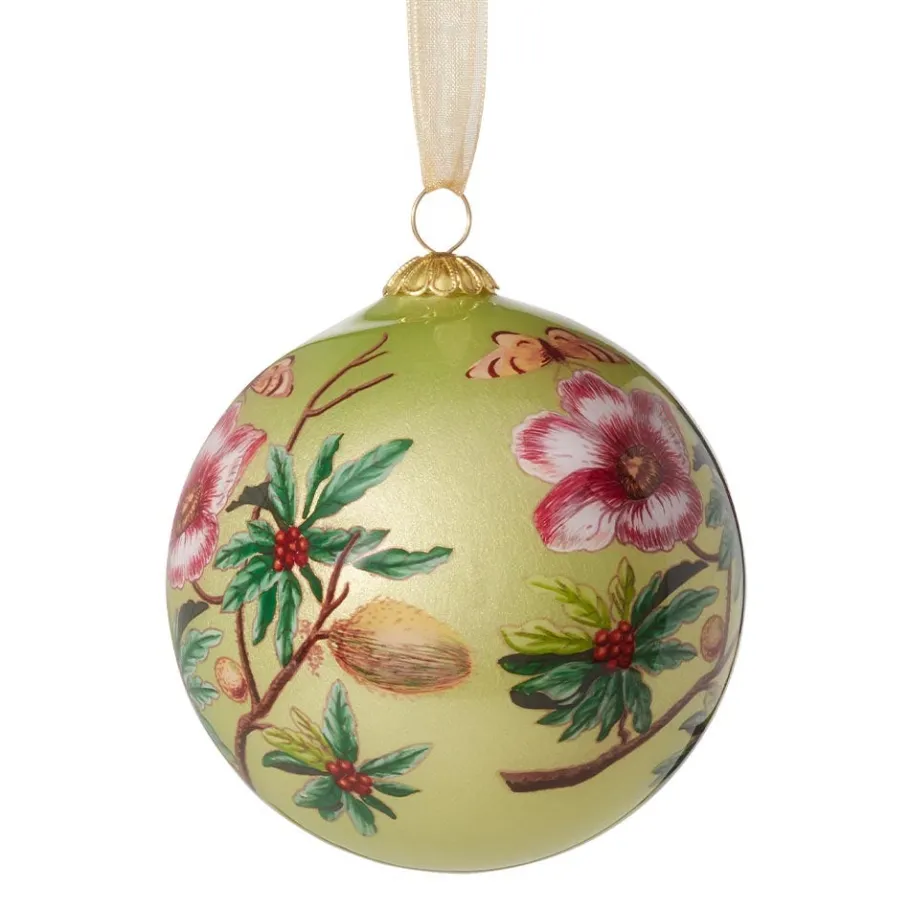 The Met Store Chelsea Botanicals Hand-Painted Glass Ornament Set* Ornaments