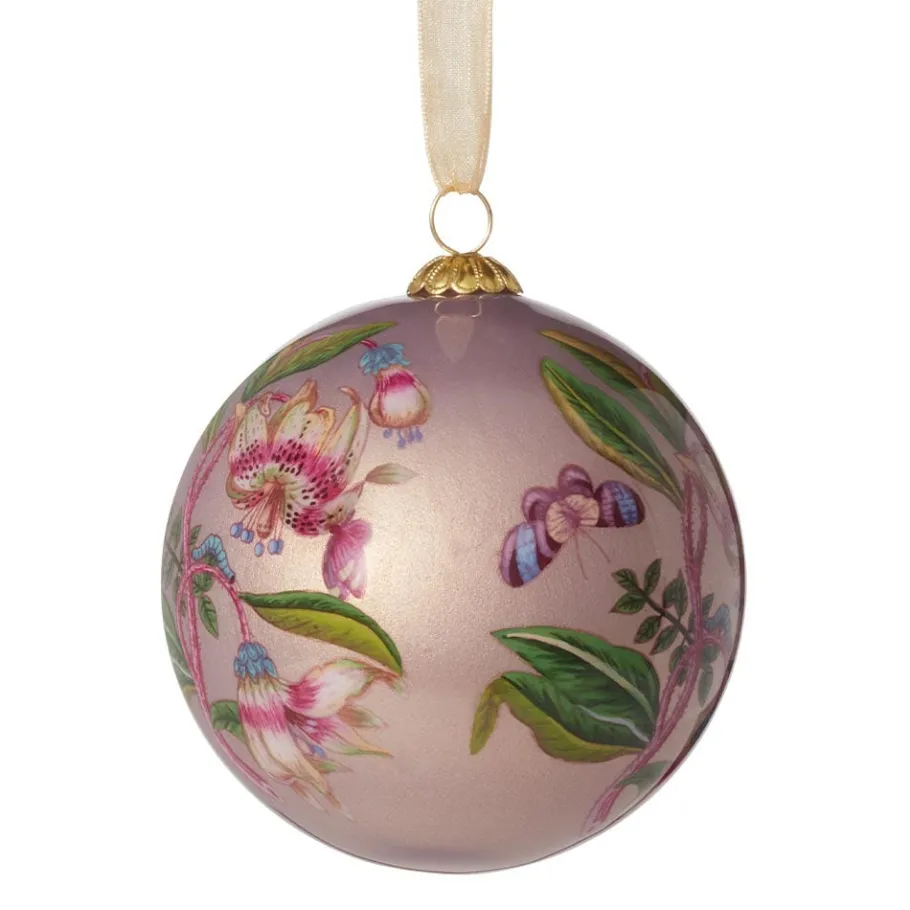 The Met Store Chelsea Botanicals Hand-Painted Glass Ornament Set* Ornaments