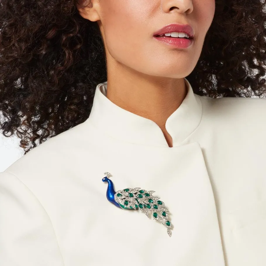 The Met Store Chelsea Peacock Brooch* Pins & Brooches