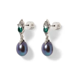 The Met Store Chelsea Peacock Pearl Drop Earrings* Earrings