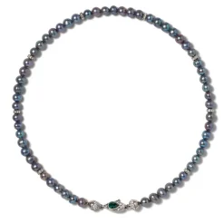 The Met Store Chelsea Peacock Pearl Necklace and Drop Earrings Set* Jewelry Sets