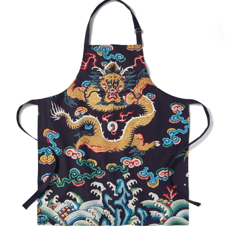 The Met Store Chinese Dragon Rank Badge Apron* Tableware