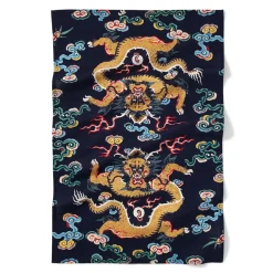 The Met Store Chinese Dragon Rank Badge Apron and Tea Towel Set* Tableware
