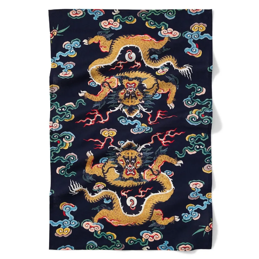 The Met Store Chinese Dragon Rank Badge Apron and Tea Towel Set* Tableware