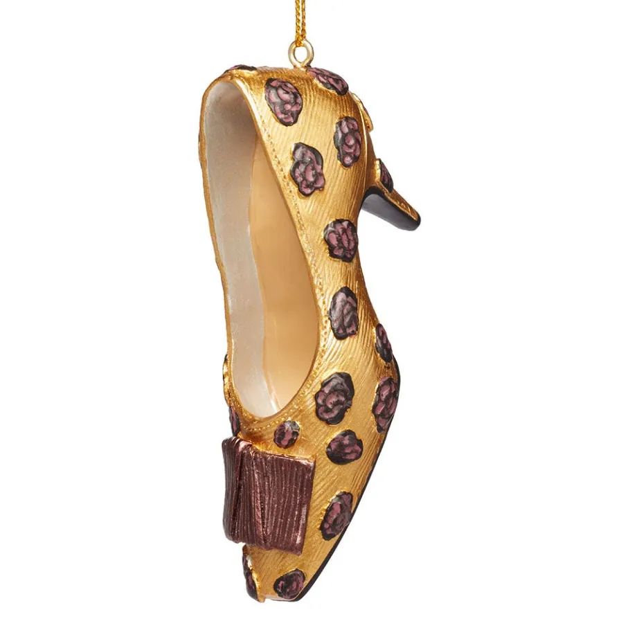 The Met Store Cocoa Rose Pump Shoe Ornament* Ornaments