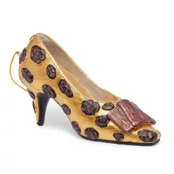 The Met Store Cocoa Rose Pump Shoe Ornament* Ornaments