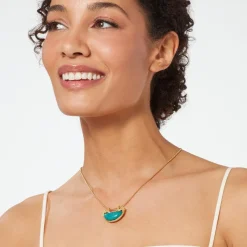 The Met Store Cypriot Jade Crescent Pendant Necklace* Necklaces