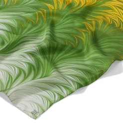 The Met Store Daisy Garden Marbled Paper Oblong Silk Scarf* Scarves & Wraps