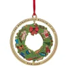 The Met Store December Wreath Spinning Ornament* Ornaments