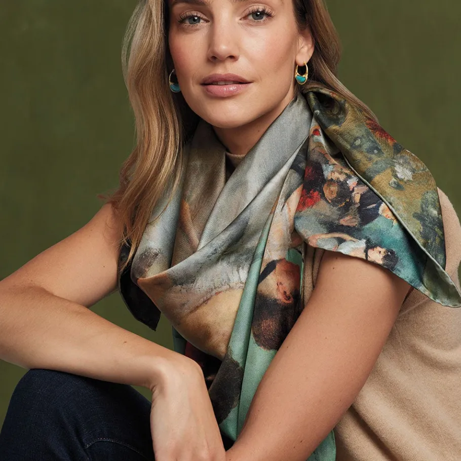 The Met Store Degas Impressions Double-Sided Square Silk Scarf* Scarves & Wraps