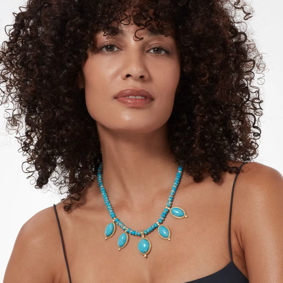 The Met Store Egyptian Hathor Turquoise Multi-Drop Necklace* Necklaces