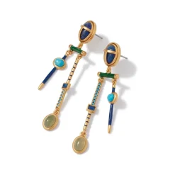 The Met Store Egyptian Heart Scarab Chandelier Earrings* Earrings