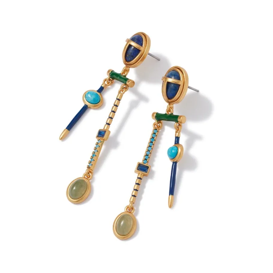 The Met Store Egyptian Heart Scarab Chandelier Earrings* Earrings
