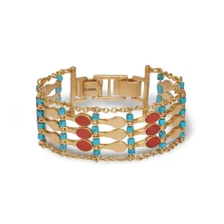 The Met Store Egyptian Nefer Amulet Ladder Bracelet* Bracelets