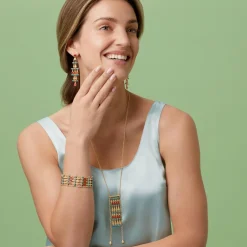 The Met Store Egyptian Nefer Amulet Ladder Bracelet* Bracelets