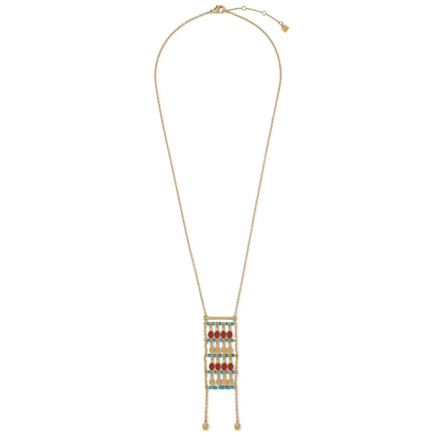The Met Store Egyptian Nefer Amulet Ladder Pendant Necklace* Necklaces