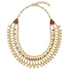 The Met Store Egyptian Nefer Amulet Red Jasper Collar Necklace* Necklaces