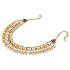 The Met Store Egyptian Nefer Amulet Red Jasper Collar Necklace* Necklaces
