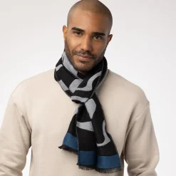 The Met Store Egyptian Swirled Glass Unisex Oblong Jacquard Scarf* Scarves & Wraps