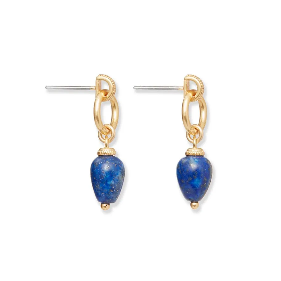The Met Store Etruscan Lapis Doorknocker Earrings* Earrings