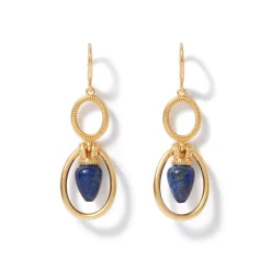 The Met Store Etruscan Lapis Double-Drop Earrings* Earrings