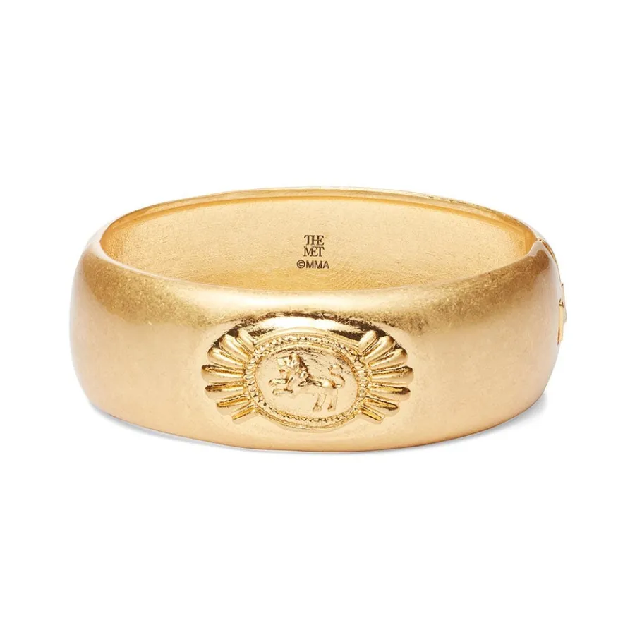 The Met Store Etruscan Lion Hinged Cuff Bracelet* Bracelets