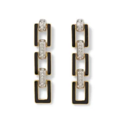 The Met Store European Buckle Enamel Collar Necklace and Drop Earrings Set* Jewelry Sets