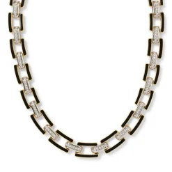 The Met Store European Buckle Enamel Collar Necklace* Necklaces