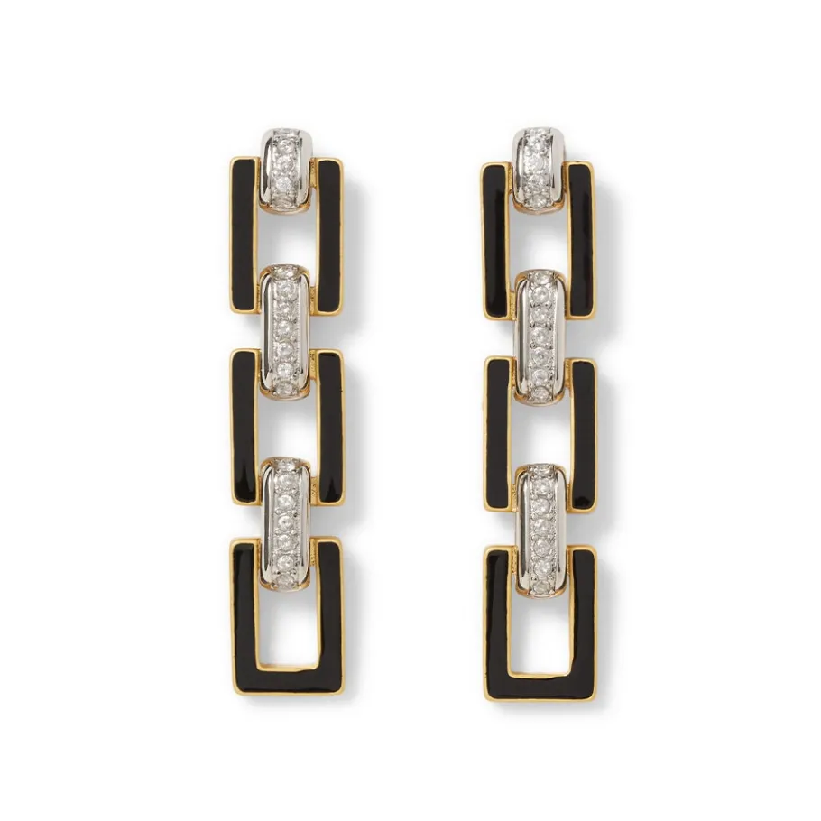 The Met Store European Buckle Enamel Drop Earrings* Earrings