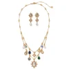 The Met Store European Cameo Charm Necklace and Drop Earrings Set* Jewelry Sets